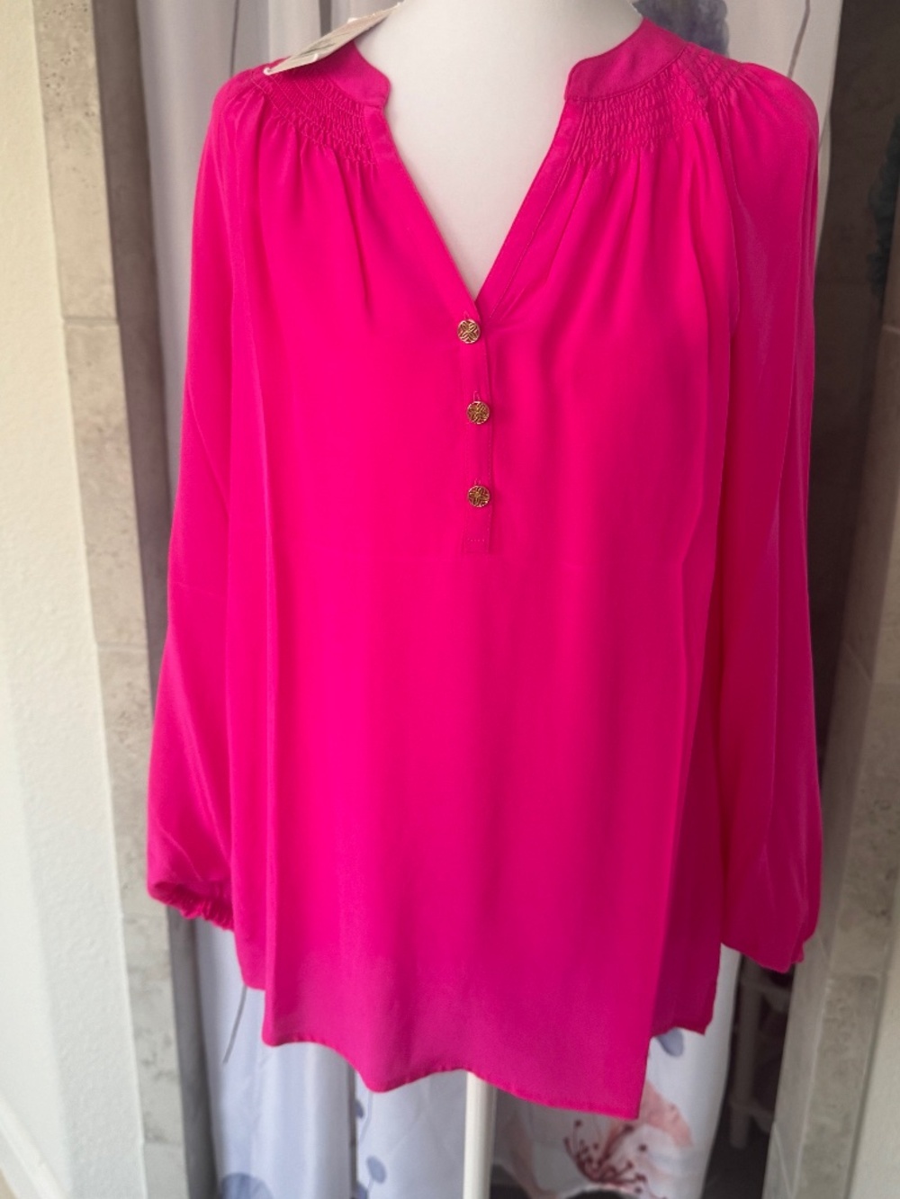 Lilly Pulitzer NWT Elsa top size small Parigi pink